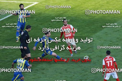 1013427, Tehran, Iran, لیگ برتر فوتبال ایران، Persian Gulf Cup، Week 20، Second Leg، Persepolis 1 v 1 Gostaresh Foulad Tabriz on 2018/01/18 at Azadi Stadium