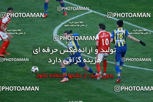 1012947, Tehran, Iran, لیگ برتر فوتبال ایران، Persian Gulf Cup، Week 20، Second Leg، Persepolis 1 v 1 Gostaresh Foulad Tabriz on 2018/01/18 at Azadi Stadium