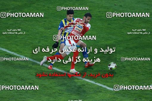 1012657, Tehran, Iran, لیگ برتر فوتبال ایران، Persian Gulf Cup، Week 20، Second Leg، Persepolis 1 v 1 Gostaresh Foulad Tabriz on 2018/01/18 at Azadi Stadium