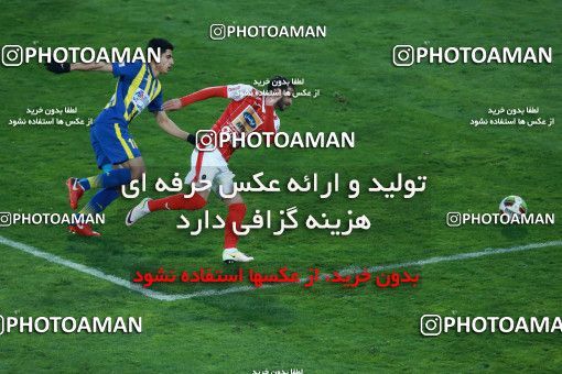 1012660, Tehran, Iran, لیگ برتر فوتبال ایران، Persian Gulf Cup، Week 20، Second Leg، Persepolis 1 v 1 Gostaresh Foulad Tabriz on 2018/01/18 at Azadi Stadium