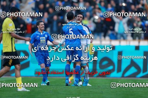 1077839, Tehran, [*parameter:4*], لیگ برتر فوتبال ایران، Persian Gulf Cup، Week 21، Second Leg، Esteghlal 4 v 0 Pars Jonoubi Jam on 2018/01/25 at Azadi Stadium