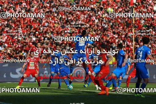 1069506, Tehran, Iran, لیگ برتر فوتبال ایران، Persian Gulf Cup، Week 25، Second Leg، Esteghlal 1 v 0 Persepolis on 2018/03/01 at Azadi Stadium