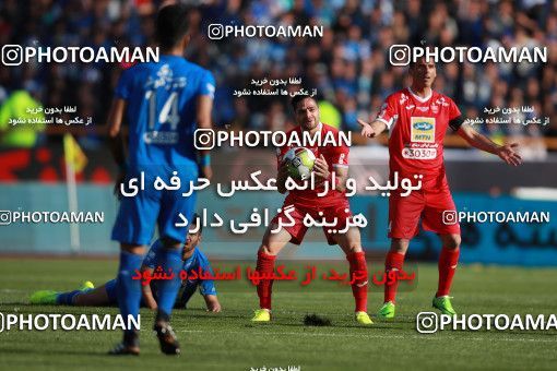 1069477, Tehran, Iran, لیگ برتر فوتبال ایران، Persian Gulf Cup، Week 25، Second Leg، Esteghlal 1 v 0 Persepolis on 2018/03/01 at Azadi Stadium