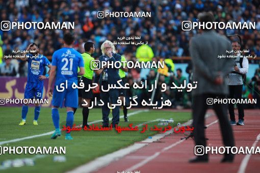 1069809, Tehran, Iran, لیگ برتر فوتبال ایران، Persian Gulf Cup، Week 25، Second Leg، Esteghlal 1 v 0 Persepolis on 2018/03/01 at Azadi Stadium