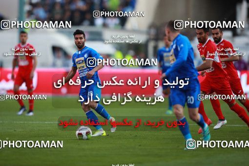 1069616, Tehran, Iran, لیگ برتر فوتبال ایران، Persian Gulf Cup، Week 25، Second Leg، Esteghlal 1 v 0 Persepolis on 2018/03/01 at Azadi Stadium
