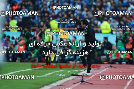 1069708, Tehran, Iran, لیگ برتر فوتبال ایران، Persian Gulf Cup، Week 25، Second Leg، Esteghlal 1 v 0 Persepolis on 2018/03/01 at Azadi Stadium