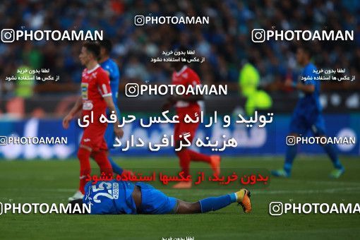 1069329, Tehran, Iran, لیگ برتر فوتبال ایران، Persian Gulf Cup، Week 25، Second Leg، Esteghlal 1 v 0 Persepolis on 2018/03/01 at Azadi Stadium