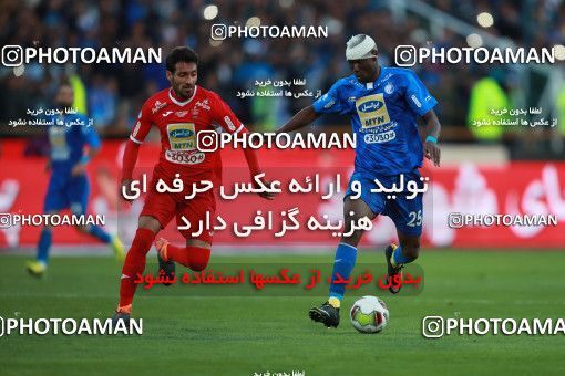 1069449, Tehran, Iran, لیگ برتر فوتبال ایران، Persian Gulf Cup، Week 25، Second Leg، Esteghlal 1 v 0 Persepolis on 2018/03/01 at Azadi Stadium