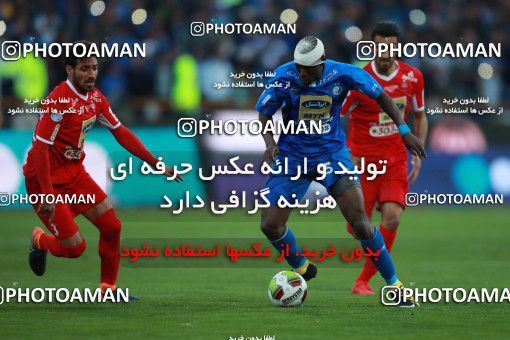 1069744, Tehran, Iran, لیگ برتر فوتبال ایران، Persian Gulf Cup، Week 25، Second Leg، Esteghlal 1 v 0 Persepolis on 2018/03/01 at Azadi Stadium