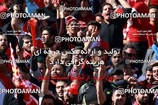 1025615, Tehran, Iran, لیگ برتر فوتبال ایران، Persian Gulf Cup، Week 25، Second Leg، Esteghlal 1 v 0 Persepolis on 2018/03/01 at Azadi Stadium