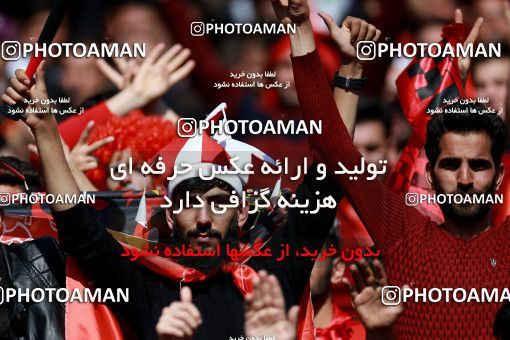 1025758, Tehran, Iran, لیگ برتر فوتبال ایران، Persian Gulf Cup، Week 25، Second Leg، Esteghlal 1 v 0 Persepolis on 2018/03/01 at Azadi Stadium