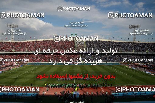 1025496, Tehran, Iran, لیگ برتر فوتبال ایران، Persian Gulf Cup، Week 25، Second Leg، Esteghlal 1 v 0 Persepolis on 2018/03/01 at Azadi Stadium