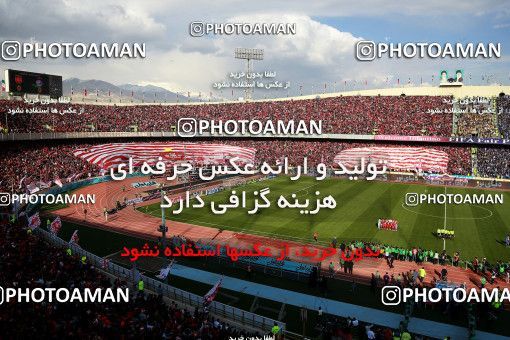 1025145, Tehran, Iran, لیگ برتر فوتبال ایران، Persian Gulf Cup، Week 25، Second Leg، Esteghlal 1 v 0 Persepolis on 2018/03/01 at Azadi Stadium