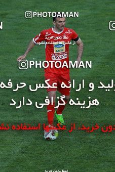 1026016, Tehran, Iran, لیگ برتر فوتبال ایران، Persian Gulf Cup، Week 25، Second Leg، Esteghlal 1 v 0 Persepolis on 2018/03/01 at Azadi Stadium