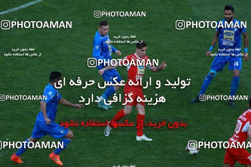 1026026, Tehran, Iran, لیگ برتر فوتبال ایران، Persian Gulf Cup، Week 25، Second Leg، Esteghlal 1 v 0 Persepolis on 2018/03/01 at Azadi Stadium