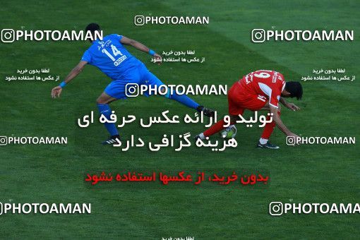 1025390, Tehran, Iran, لیگ برتر فوتبال ایران، Persian Gulf Cup، Week 25، Second Leg، Esteghlal 1 v 0 Persepolis on 2018/03/01 at Azadi Stadium