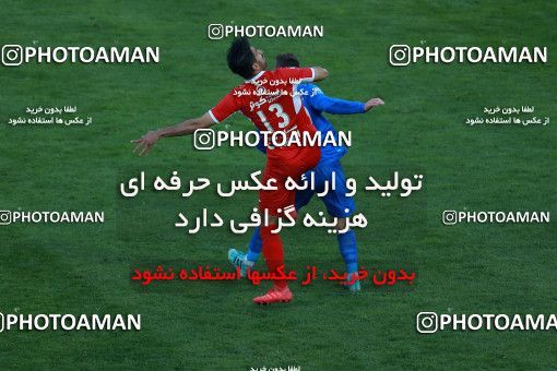 1024797, Tehran, Iran, لیگ برتر فوتبال ایران، Persian Gulf Cup، Week 25، Second Leg، Esteghlal 1 v 0 Persepolis on 2018/03/01 at Azadi Stadium