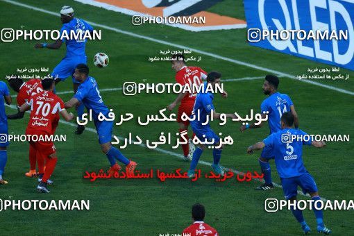 1025735, Tehran, Iran, لیگ برتر فوتبال ایران، Persian Gulf Cup، Week 25، Second Leg، Esteghlal 1 v 0 Persepolis on 2018/03/01 at Azadi Stadium