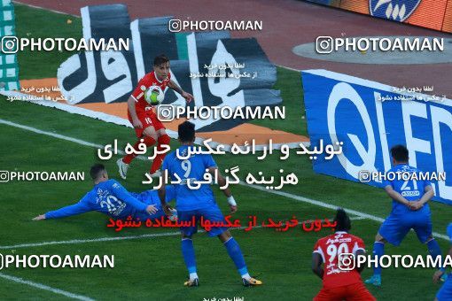 1024992, Tehran, Iran, لیگ برتر فوتبال ایران، Persian Gulf Cup، Week 25، Second Leg، Esteghlal 1 v 0 Persepolis on 2018/03/01 at Azadi Stadium