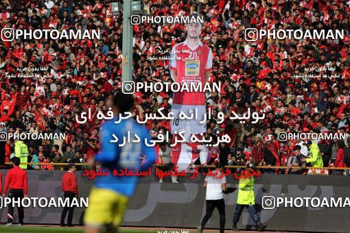 1021412, Tehran, Iran, لیگ برتر فوتبال ایران، Persian Gulf Cup، Week 25، Second Leg، Esteghlal 1 v 0 Persepolis on 2018/03/01 at Azadi Stadium