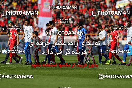 1021097, Tehran, Iran, لیگ برتر فوتبال ایران، Persian Gulf Cup، Week 25، Second Leg، Esteghlal 1 v 0 Persepolis on 2018/03/01 at Azadi Stadium