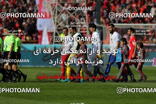 1021110, Tehran, Iran, لیگ برتر فوتبال ایران، Persian Gulf Cup، Week 25، Second Leg، Esteghlal 1 v 0 Persepolis on 2018/03/01 at Azadi Stadium