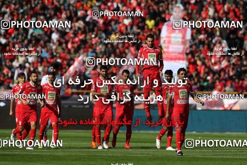 1021287, Tehran, Iran, لیگ برتر فوتبال ایران، Persian Gulf Cup، Week 25، Second Leg، Esteghlal 1 v 0 Persepolis on 2018/03/01 at Azadi Stadium