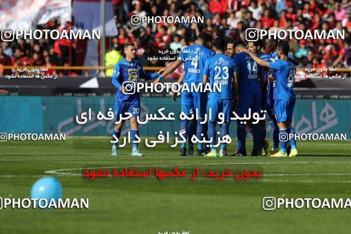 1021592, Tehran, Iran, لیگ برتر فوتبال ایران، Persian Gulf Cup، Week 25، Second Leg، Esteghlal 1 v 0 Persepolis on 2018/03/01 at Azadi Stadium