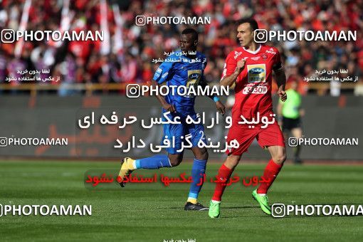 1021230, Tehran, Iran, لیگ برتر فوتبال ایران، Persian Gulf Cup، Week 25، Second Leg، Esteghlal 1 v 0 Persepolis on 2018/03/01 at Azadi Stadium