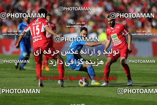 1020745, Tehran, Iran, لیگ برتر فوتبال ایران، Persian Gulf Cup، Week 25، Second Leg، Esteghlal 1 v 0 Persepolis on 2018/03/01 at Azadi Stadium