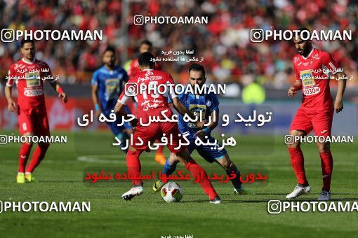 1021326, Tehran, Iran, لیگ برتر فوتبال ایران، Persian Gulf Cup، Week 25، Second Leg، Esteghlal 1 v 0 Persepolis on 2018/03/01 at Azadi Stadium