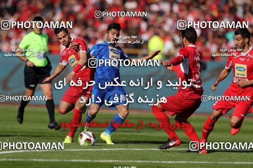 1020819, Tehran, Iran, لیگ برتر فوتبال ایران، Persian Gulf Cup، Week 25، Second Leg، Esteghlal 1 v 0 Persepolis on 2018/03/01 at Azadi Stadium