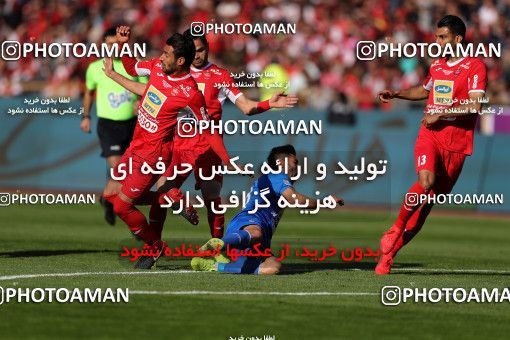 1021080, Tehran, Iran, لیگ برتر فوتبال ایران، Persian Gulf Cup، Week 25، Second Leg، Esteghlal 1 v 0 Persepolis on 2018/03/01 at Azadi Stadium