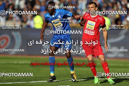 1021240, Tehran, Iran, لیگ برتر فوتبال ایران، Persian Gulf Cup، Week 25، Second Leg، Esteghlal 1 v 0 Persepolis on 2018/03/01 at Azadi Stadium
