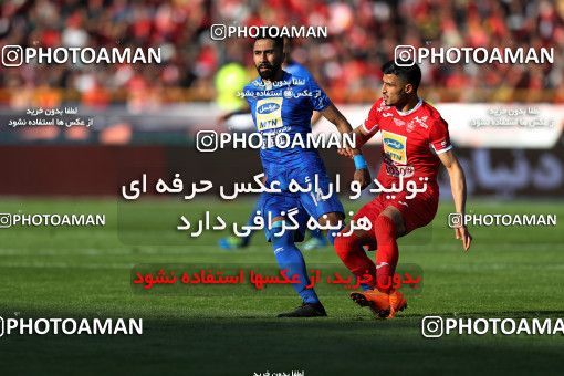 1021507, Tehran, Iran, لیگ برتر فوتبال ایران، Persian Gulf Cup، Week 25، Second Leg، Esteghlal 1 v 0 Persepolis on 2018/03/01 at Azadi Stadium