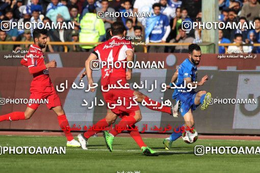 1021247, Tehran, Iran, لیگ برتر فوتبال ایران، Persian Gulf Cup، Week 25، Second Leg، Esteghlal 1 v 0 Persepolis on 2018/03/01 at Azadi Stadium