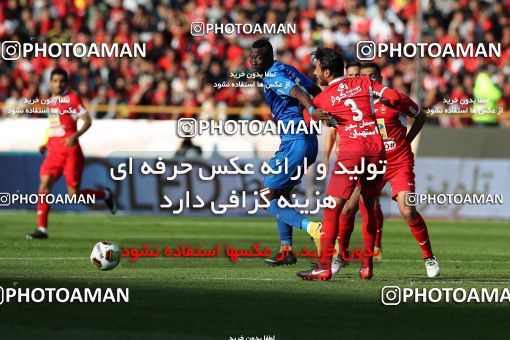 1021196, Tehran, Iran, لیگ برتر فوتبال ایران، Persian Gulf Cup، Week 25، Second Leg، Esteghlal 1 v 0 Persepolis on 2018/03/01 at Azadi Stadium