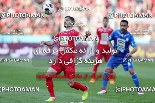 1021427, Tehran, Iran, لیگ برتر فوتبال ایران، Persian Gulf Cup، Week 25، Second Leg، Esteghlal 1 v 0 Persepolis on 2018/03/01 at Azadi Stadium