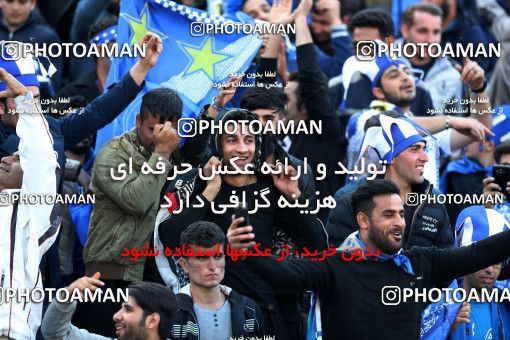 1021534, Tehran, Iran, لیگ برتر فوتبال ایران، Persian Gulf Cup، Week 25، Second Leg، Esteghlal 1 v 0 Persepolis on 2018/03/01 at Azadi Stadium