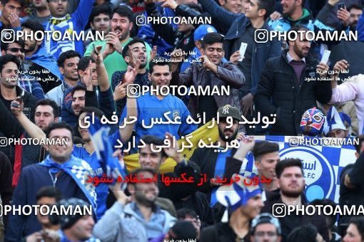 1020982, Tehran, Iran, لیگ برتر فوتبال ایران، Persian Gulf Cup، Week 25، Second Leg، Esteghlal 1 v 0 Persepolis on 2018/03/01 at Azadi Stadium