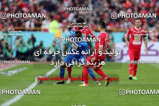 1021090, Tehran, Iran, لیگ برتر فوتبال ایران، Persian Gulf Cup، Week 25، Second Leg، Esteghlal 1 v 0 Persepolis on 2018/03/01 at Azadi Stadium