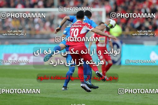 1021001, Tehran, Iran, لیگ برتر فوتبال ایران، Persian Gulf Cup، Week 25، Second Leg، Esteghlal 1 v 0 Persepolis on 2018/03/01 at Azadi Stadium