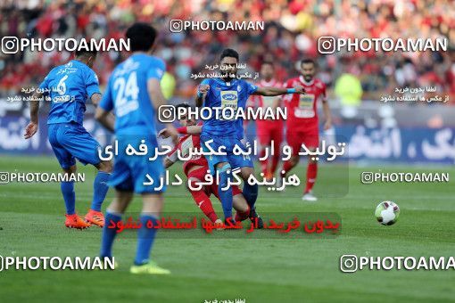 1021579, Tehran, Iran, لیگ برتر فوتبال ایران، Persian Gulf Cup، Week 25، Second Leg، Esteghlal 1 v 0 Persepolis on 2018/03/01 at Azadi Stadium