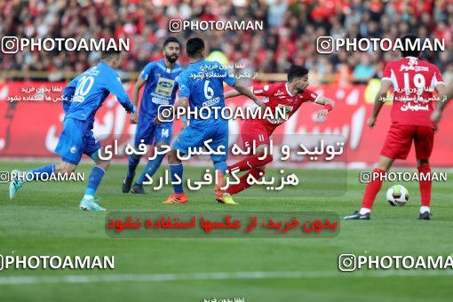 1021612, Tehran, Iran, لیگ برتر فوتبال ایران، Persian Gulf Cup، Week 25، Second Leg، Esteghlal 1 v 0 Persepolis on 2018/03/01 at Azadi Stadium
