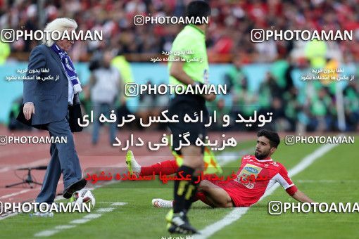 1021227, Tehran, Iran, لیگ برتر فوتبال ایران، Persian Gulf Cup، Week 25، Second Leg، Esteghlal 1 v 0 Persepolis on 2018/03/01 at Azadi Stadium