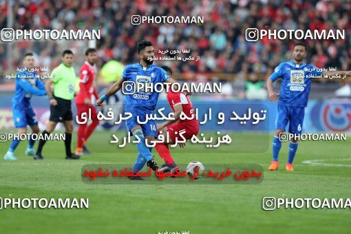 1021486, Tehran, Iran, لیگ برتر فوتبال ایران، Persian Gulf Cup، Week 25، Second Leg، Esteghlal 1 v 0 Persepolis on 2018/03/01 at Azadi Stadium