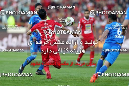 1021263, Tehran, Iran, لیگ برتر فوتبال ایران، Persian Gulf Cup، Week 25، Second Leg، Esteghlal 1 v 0 Persepolis on 2018/03/01 at Azadi Stadium