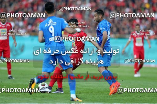 1021193, Tehran, Iran, لیگ برتر فوتبال ایران، Persian Gulf Cup، Week 25، Second Leg، Esteghlal 1 v 0 Persepolis on 2018/03/01 at Azadi Stadium
