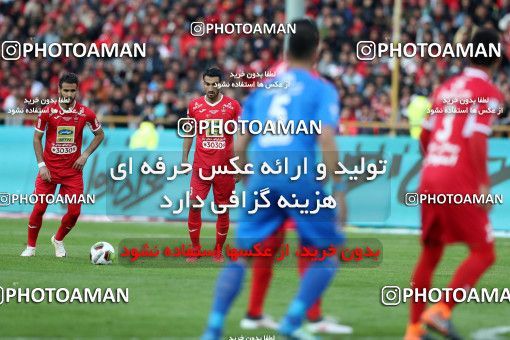1021594, Tehran, Iran, لیگ برتر فوتبال ایران، Persian Gulf Cup، Week 25، Second Leg، Esteghlal 1 v 0 Persepolis on 2018/03/01 at Azadi Stadium