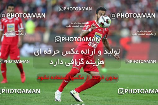 1021018, Tehran, Iran, لیگ برتر فوتبال ایران، Persian Gulf Cup، Week 25، Second Leg، Esteghlal 1 v 0 Persepolis on 2018/03/01 at Azadi Stadium